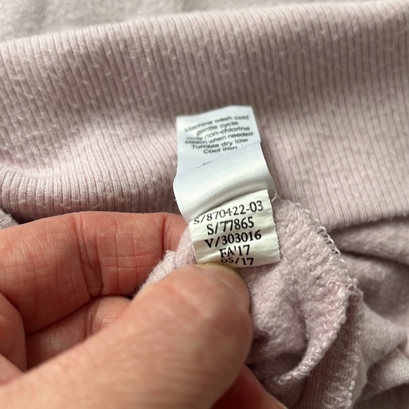 Athleta Coaster Luxe Sweatshirt in color Soft Lilac, size M - Picture 6 of 6
